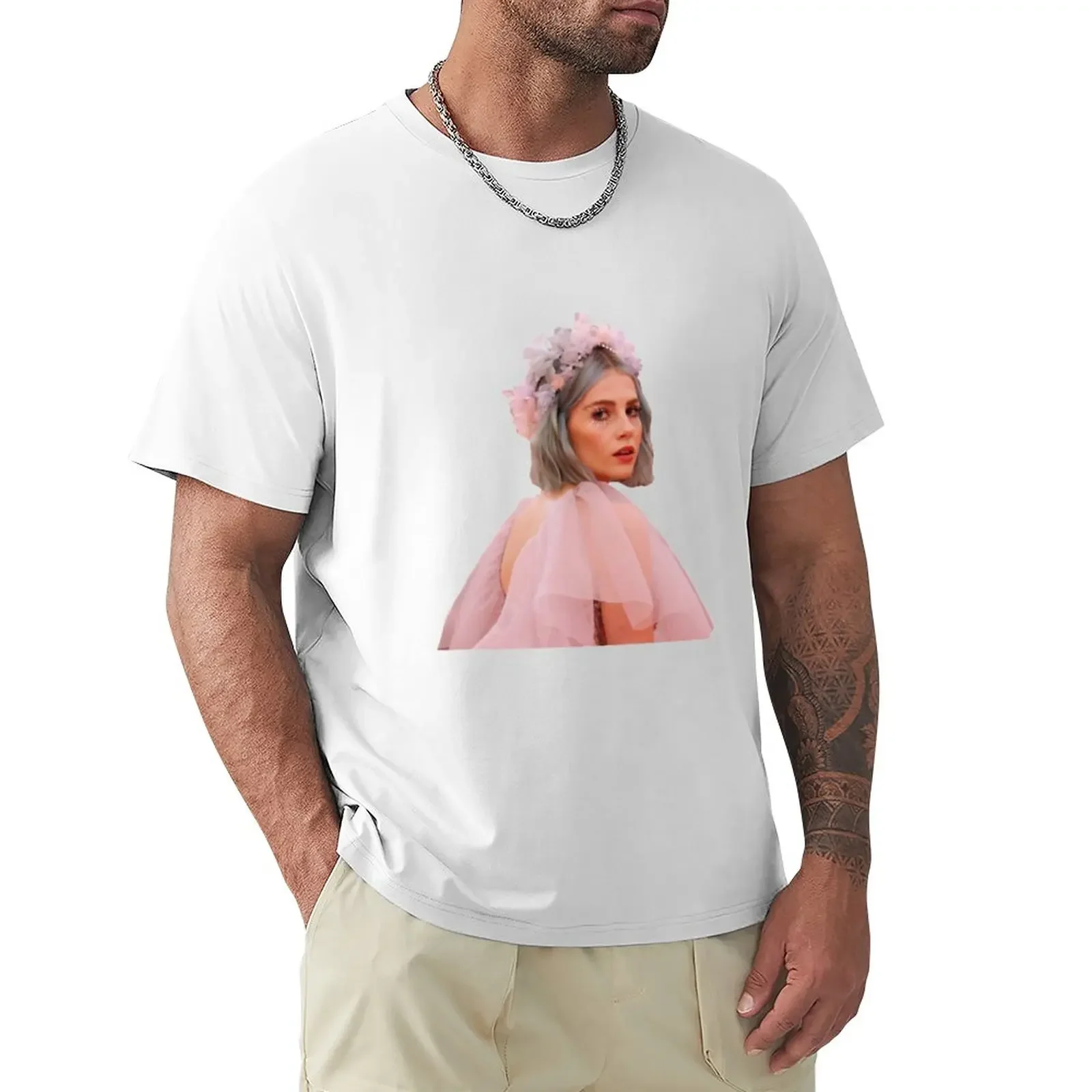 Lucy Boynton Met Gala 2019 T-Shirt anime clothes aesthetic clothes t shirt for men