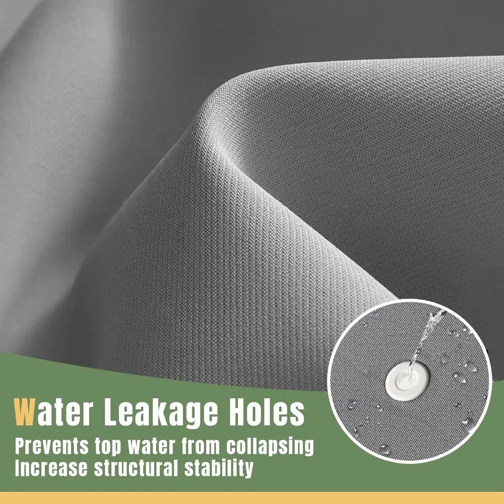 أكشاك خارجية من AOXUN للفناء مقاس 10 × 12، مظلة بإطار معدني مع أسطح مزدوجة، خيمة حفلات شديدة التحمل ومأوى مع شبكة ناموسية #2