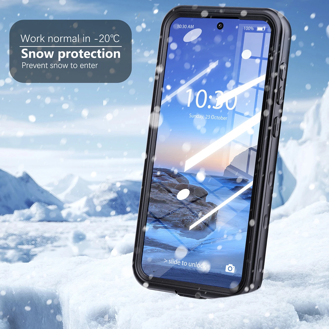 Wodoodporne etui IP68 do Samsung Galaxy A37 A17 A56 A26 A36 A16 A55 A25 A15 A54 z smyczą, do nurkowania pod wodą, pełna ochrona 360 stopni. — zdjęcie produktu 3