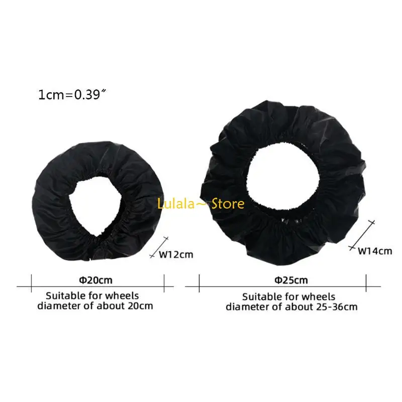 Y4QA Baby Stroller Wheel for Protection Covers Infant Pushchair Pram Wheel Protector