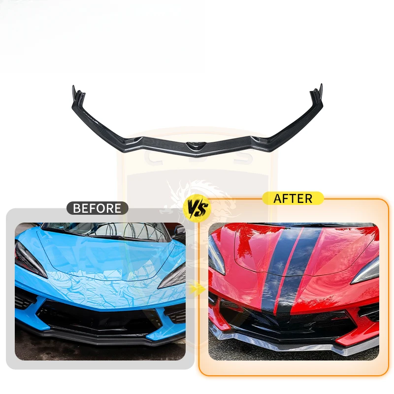 Best Choice OEM Style Carbon Fiber Front Bumper Lip Kit for Sports Coupe Off-Road Lightweight Exterior Upgrade