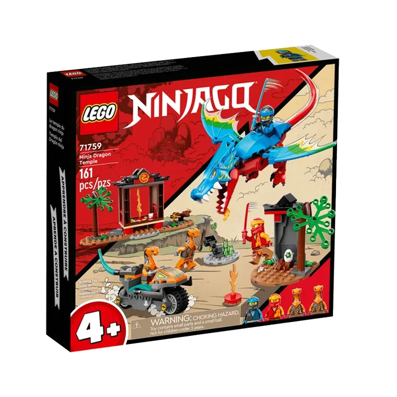 

LEGO 71759 Phantom Ninja Series Ninja Flying Dragon Temple Building Blocks Toy Gift