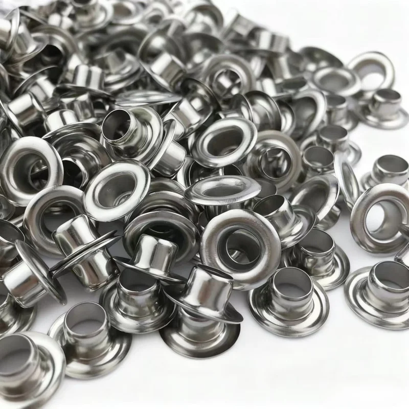 180 œillets argentés de 5 mm pour cordons tissés, résistants aux déchirures et décoratifs