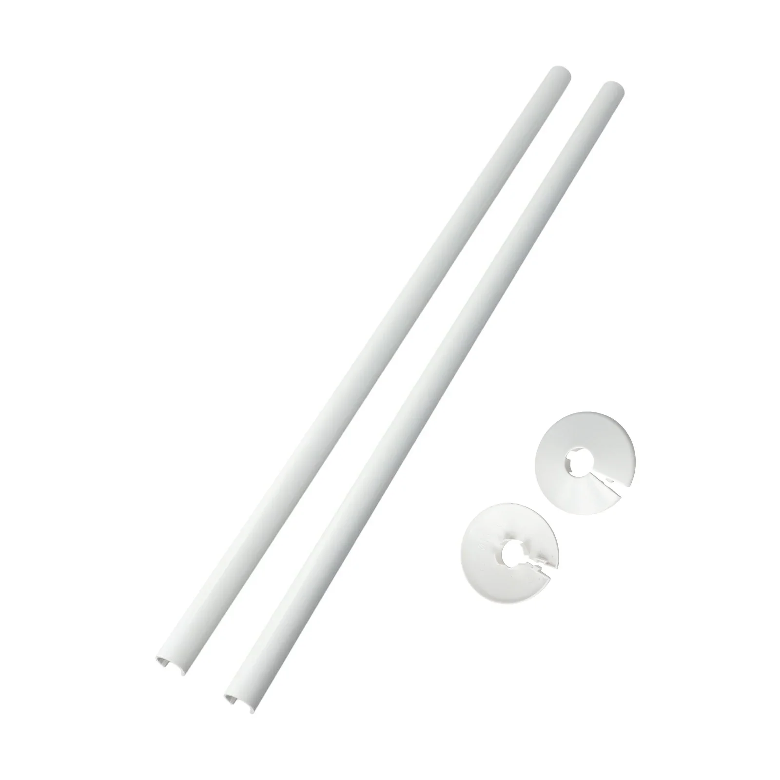 Kit completo di coperture per tubi Dimensioni versatili Coperture per tubi per radiatori Configurazione senza problemi Finitura estetica lucida Ristrutturazione domestica