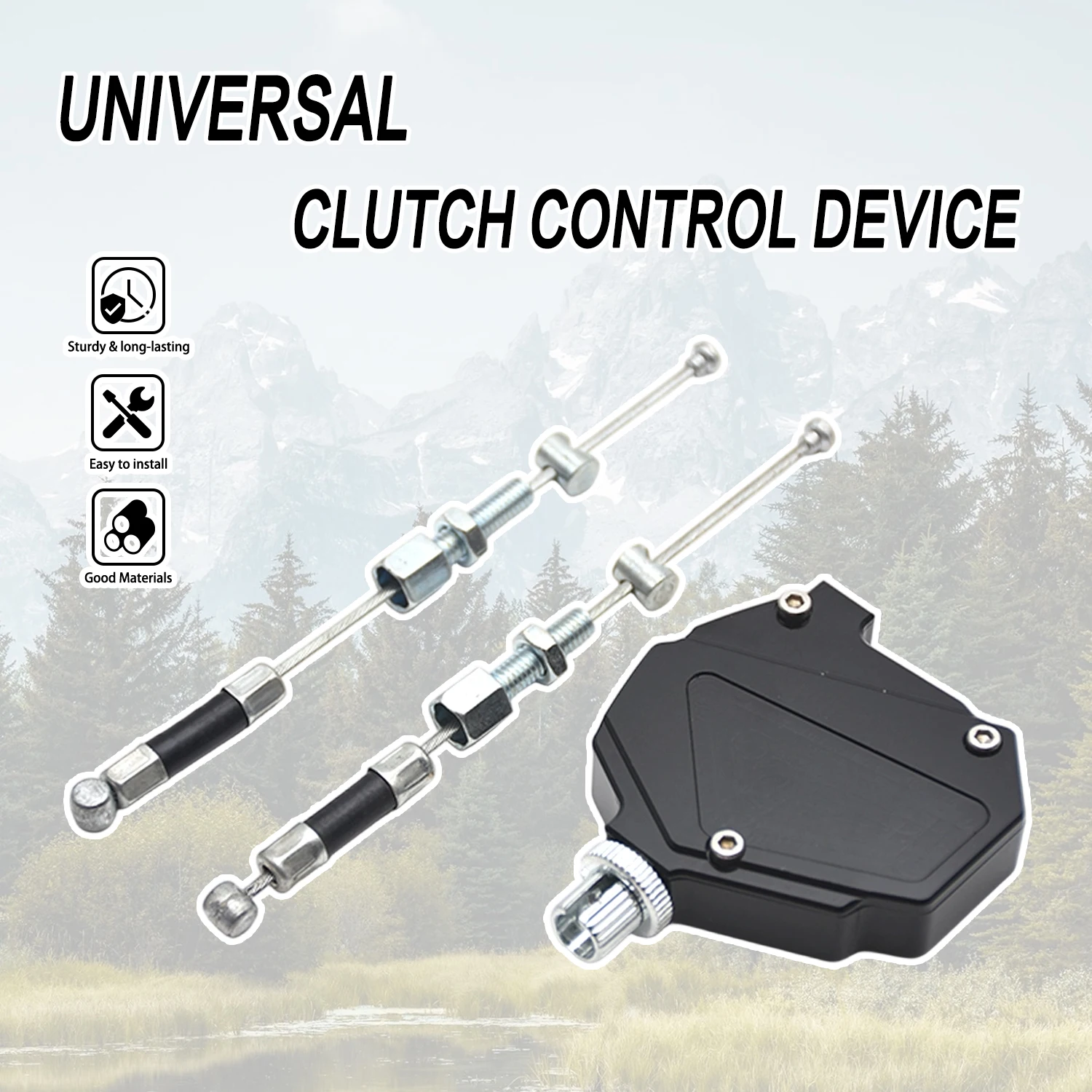 Universal Motorcycle Low Effort Clutch Lever Assembly Easy Stunt Pull Clutch Cable Lever System Motocross Dirt Bike Accessories