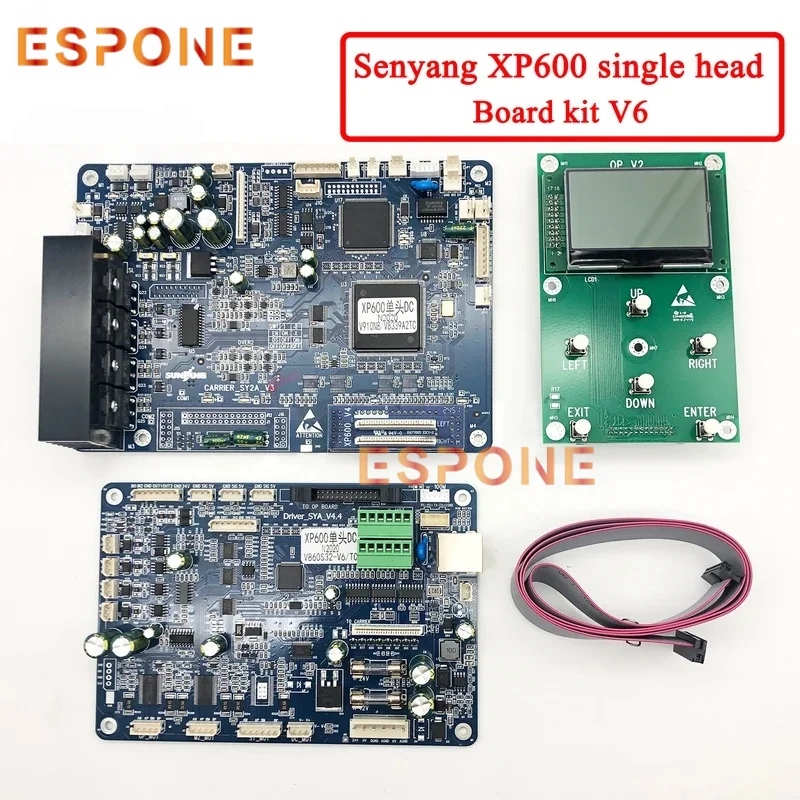 

ESPONE Senyang XP600 Board Kit - Epson XP600 Single Head V6 Motherboard for Eco Solvent/Sublimation Printer
