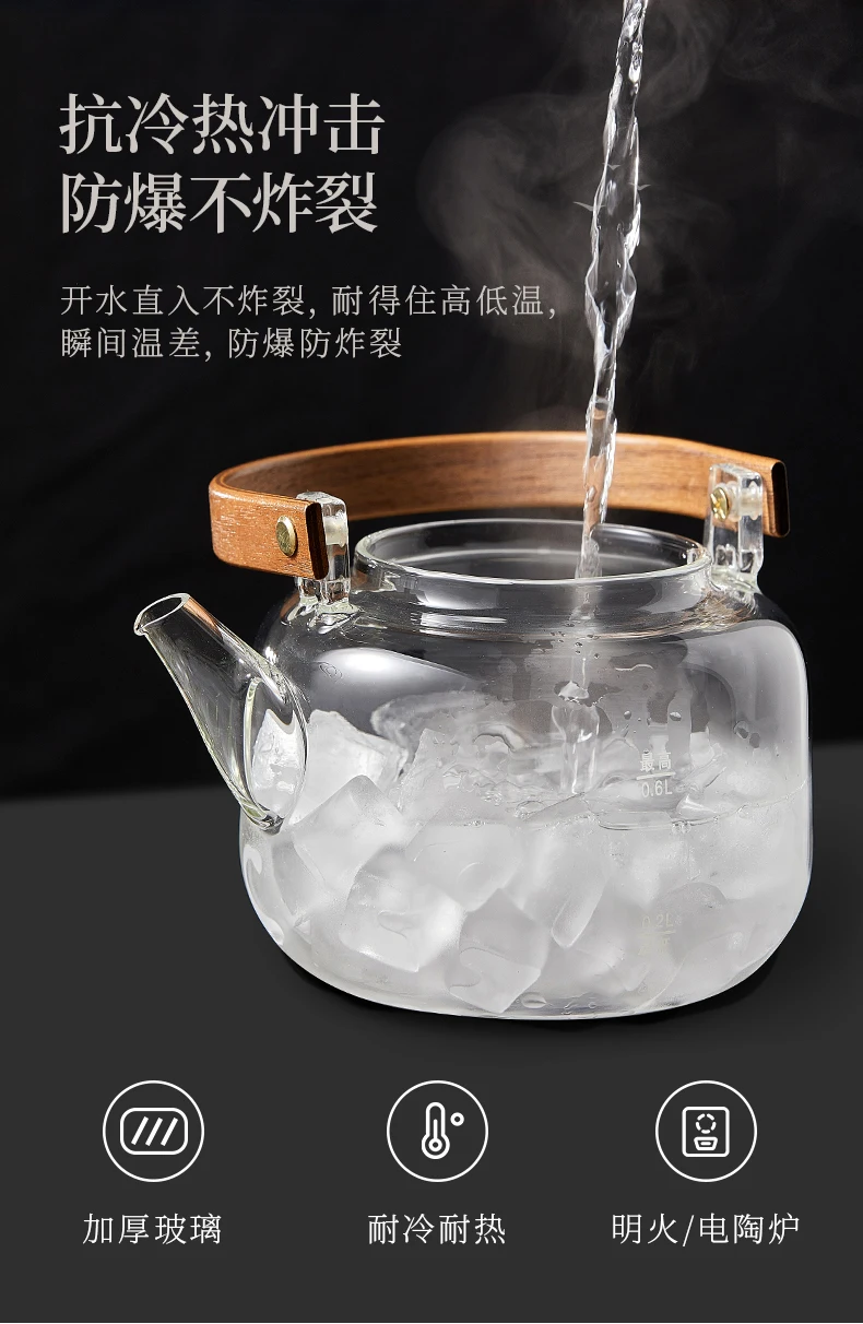 220 V vielseitiger Haushaltskeramikherd mit Teebrühfunktion, Mini-Induktionsherd für die Teezubereitung