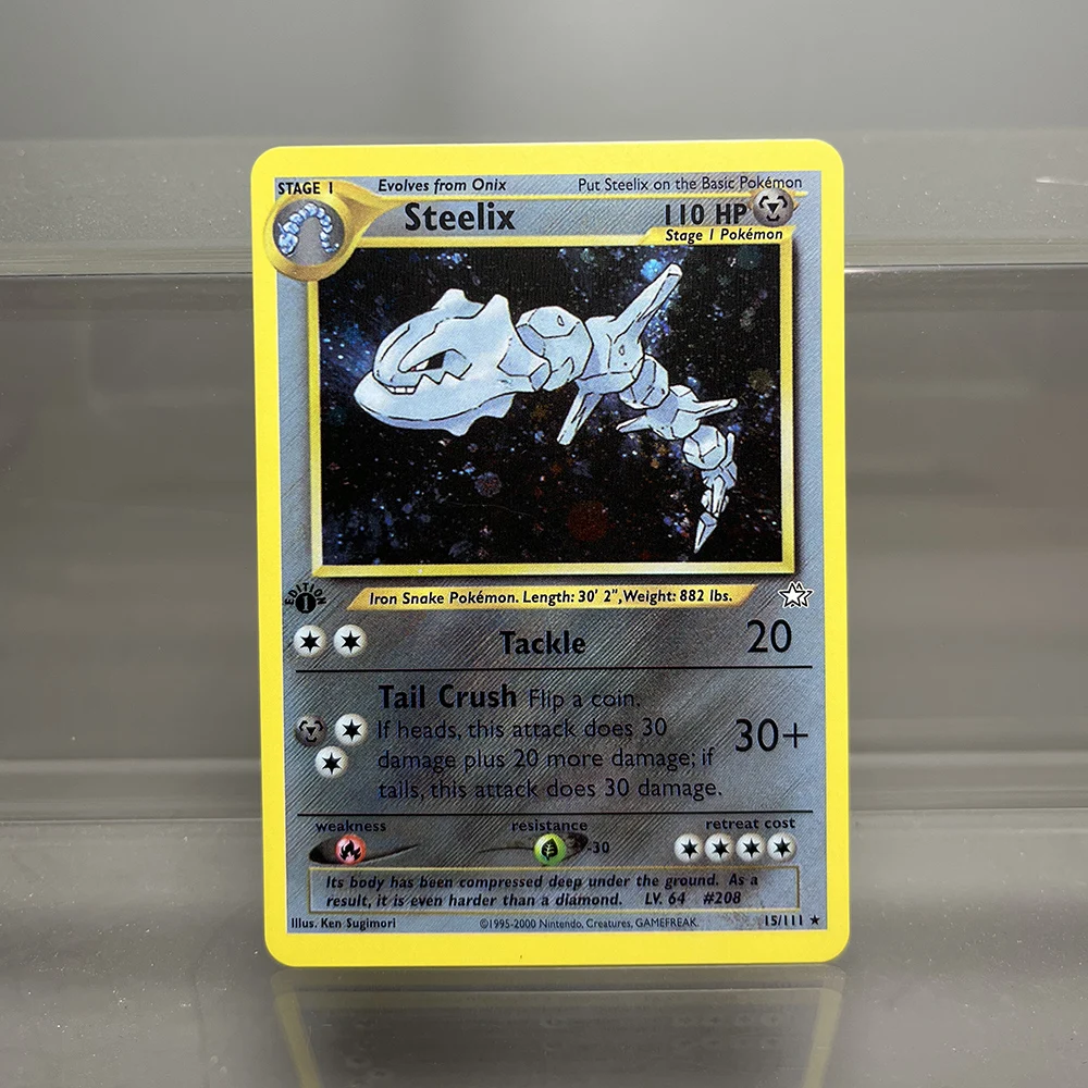 PKM Proxy Cards Classic 1996 1. Auflage Mewtwo Gyarados Alakazam Cards Collection PTCG Neo Genesis Folienkarte