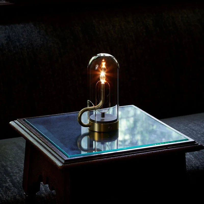 

Touch led Desk Lamp Room Atmosphere Lamp Candle Flame Water Drop Table Lamp Interior Decorative Lighting Rechargeable Night Lamp