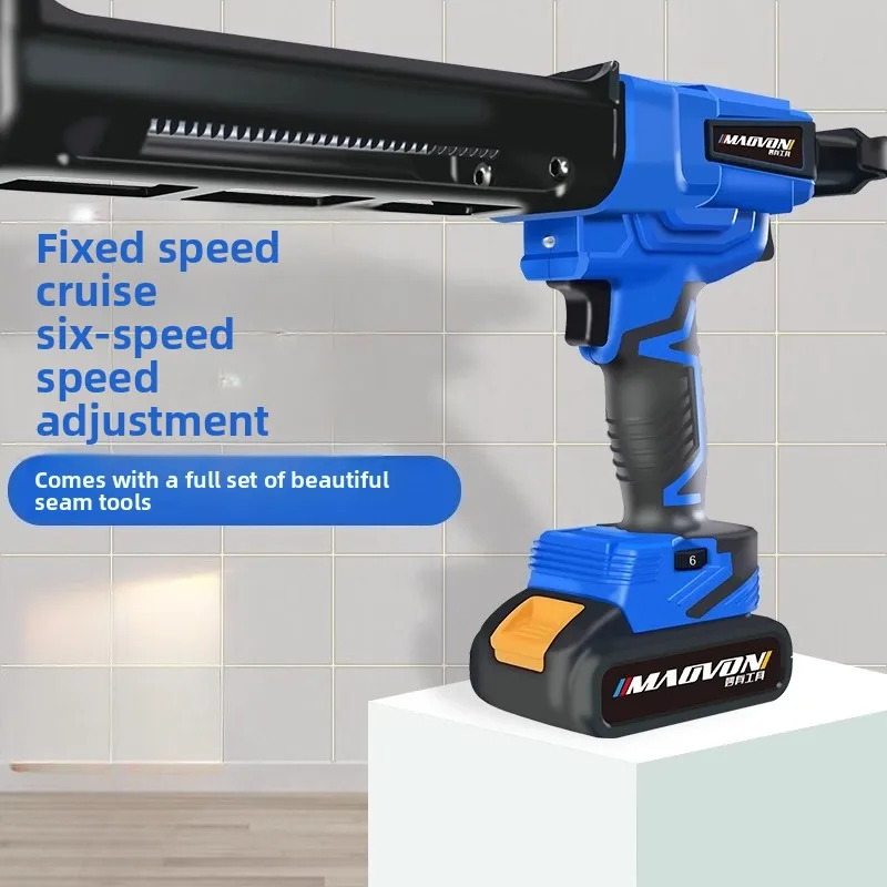 110V/220V Electric Caulking Gun Dual Tube Auto Sealant Applicator Construction Tool