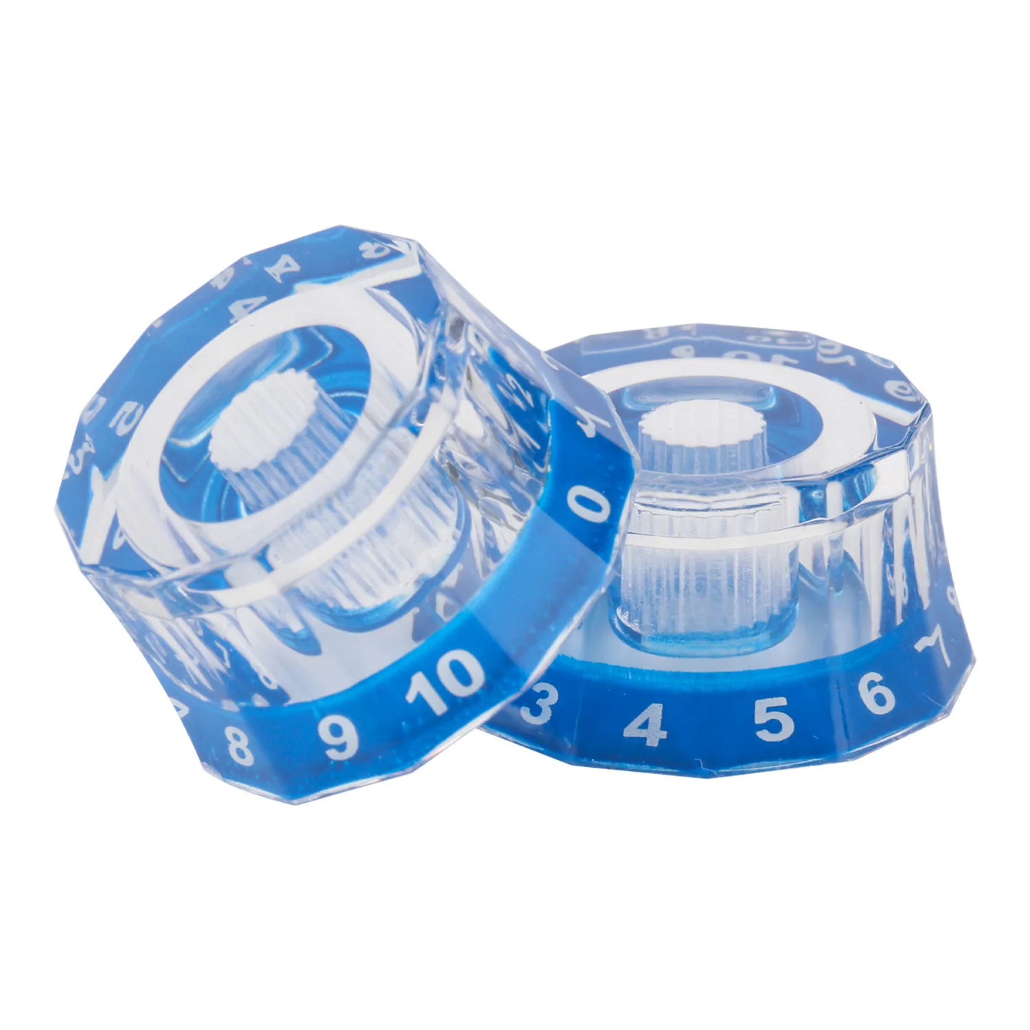 

4pcs Guitar Volume Control Knobs Acrylic For Electric Guitar Bass Dj Mixer Console Precision Tuning Smooth Adjustment