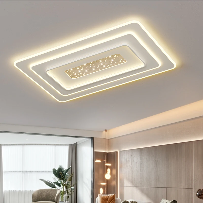 Modern Simple Atmospheric Living Room Ceiling Lights 2023 New Creative Ins Restaurant Chandeliers Family Package Whole House Set