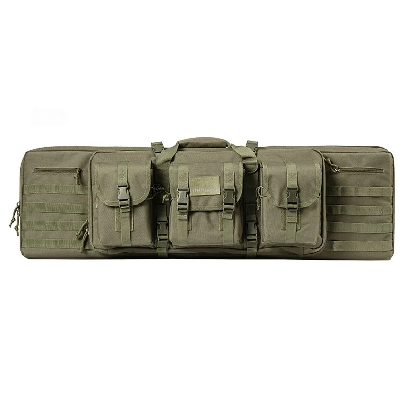 Imagem -03 - Durável Oxford Tactical Paintball Shooting Gun Bags Mochila Rifles Duplo Acessórios de Caça Arma Proteção Molle Bag