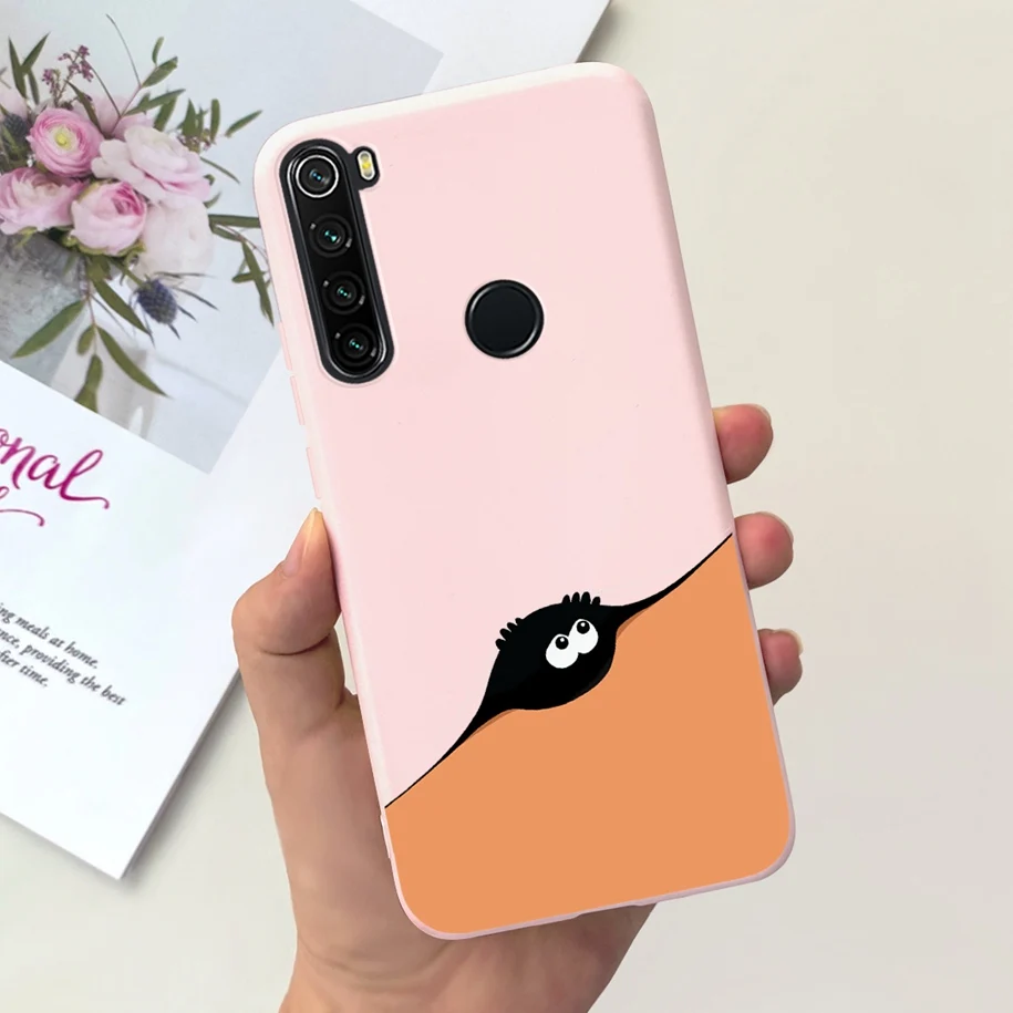 For Xiaomi Redmi Note 8T Case TPU Soft Silicone Cover For Xiaomi Redmi Note 8 2021 Note8T note8 NOTE 8 T Bumper Flower Girls Bag