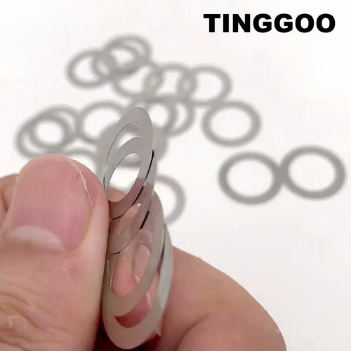 Imagen 2 del producto 10/50 Uds M2 M3 M4 M5 M6 M7 M8M9 M10 M12 M13 a M40 304 arandela plana ultrafina de acero inoxidable cuña ultrafina 0,1/0,2/0,3/0,5/1mm