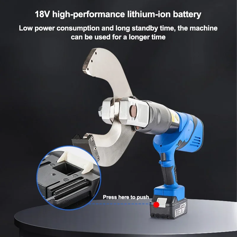 Large Tonnage Portable Open Cut Wire Cutter Hydraulic Cable Cutting Machine Battery Operated Cutter Hydraulic Rescue Tool Cutter