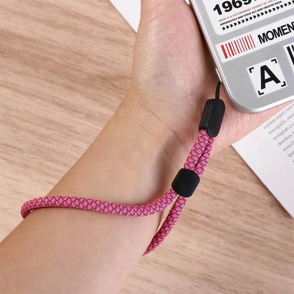 Fluorescent Cell Phone Strap Wrist Straps Hanging Rope Mobile Phone Chain Adjustable Phone Charm Phone Wrist Lanyard Keychains