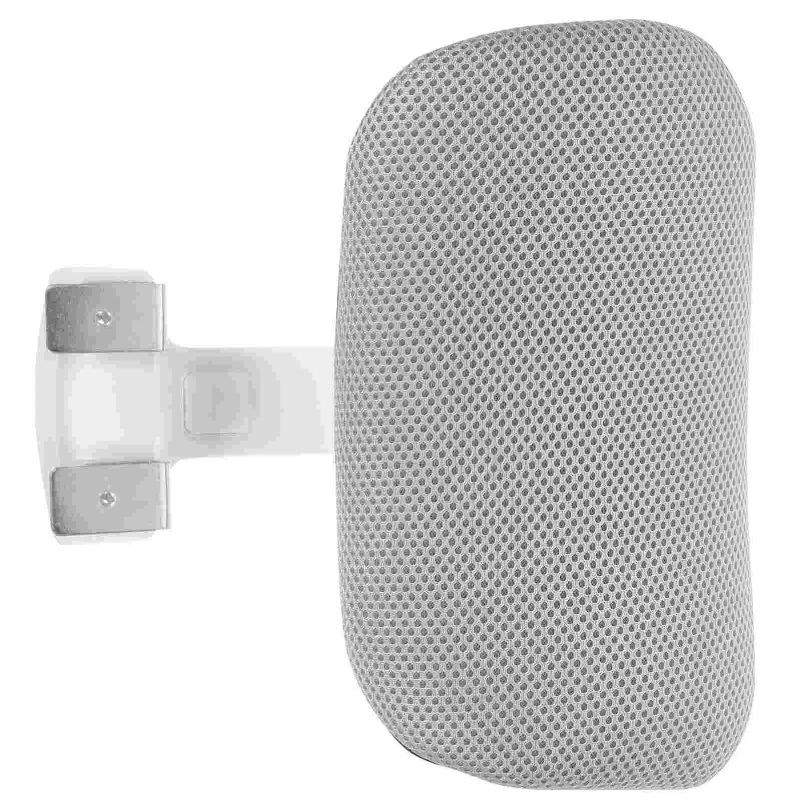 เก้าอี้สํานักงานหมอนรองศีรษะคอมพิวเตอร์ตามหลักสรีรศาสตร์ 8X24X265CM ผ้าพลาสติกยกพนักพิงศีรษะปรับได้