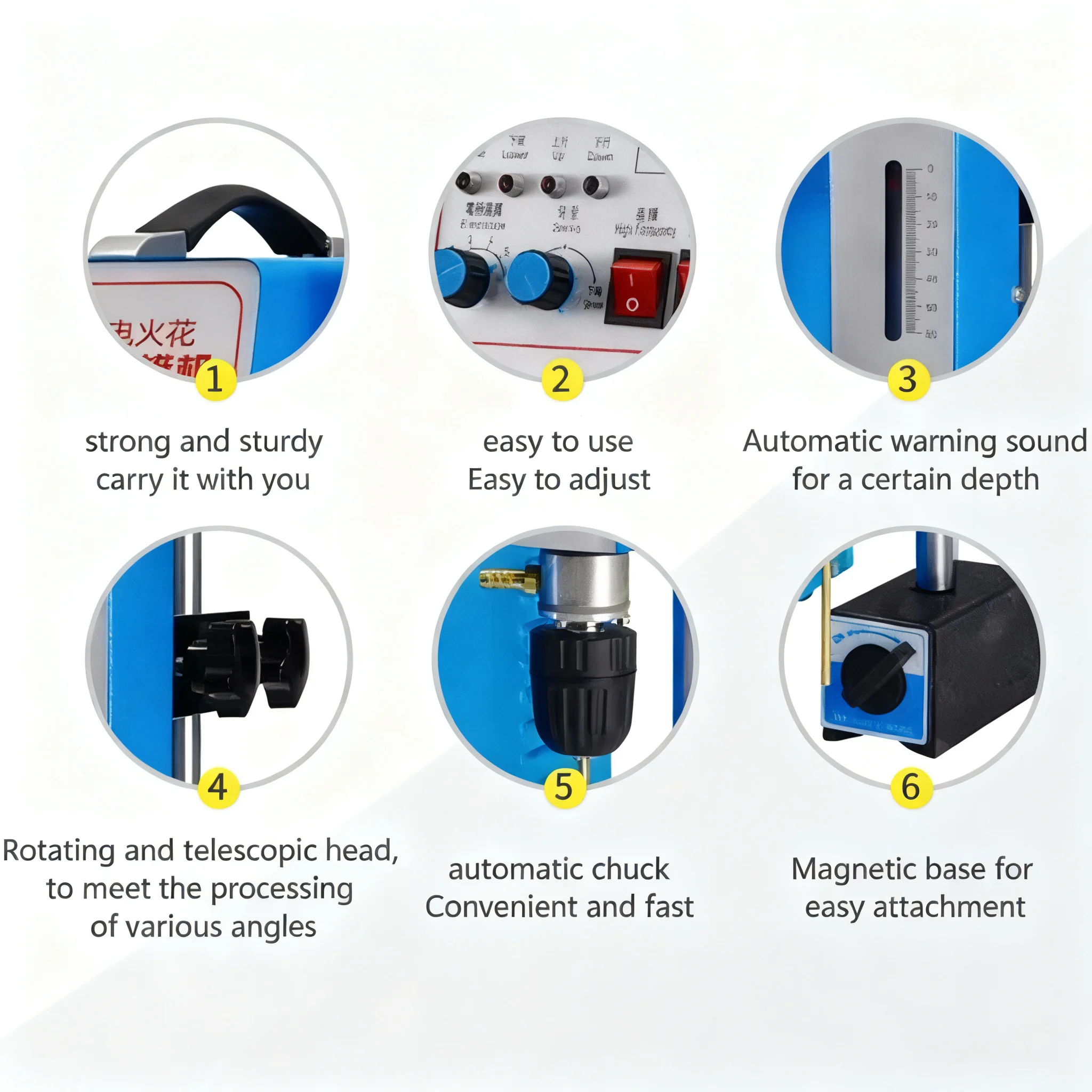 Mold Maintenance Workshop High frequency Spark Drilling Machine Electromechanical Pulse Puncher Precision