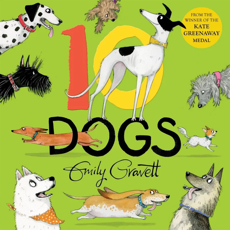 Emily Gravett10 Dogs Emily Gravett Macmillan UK 9781529028089 Book