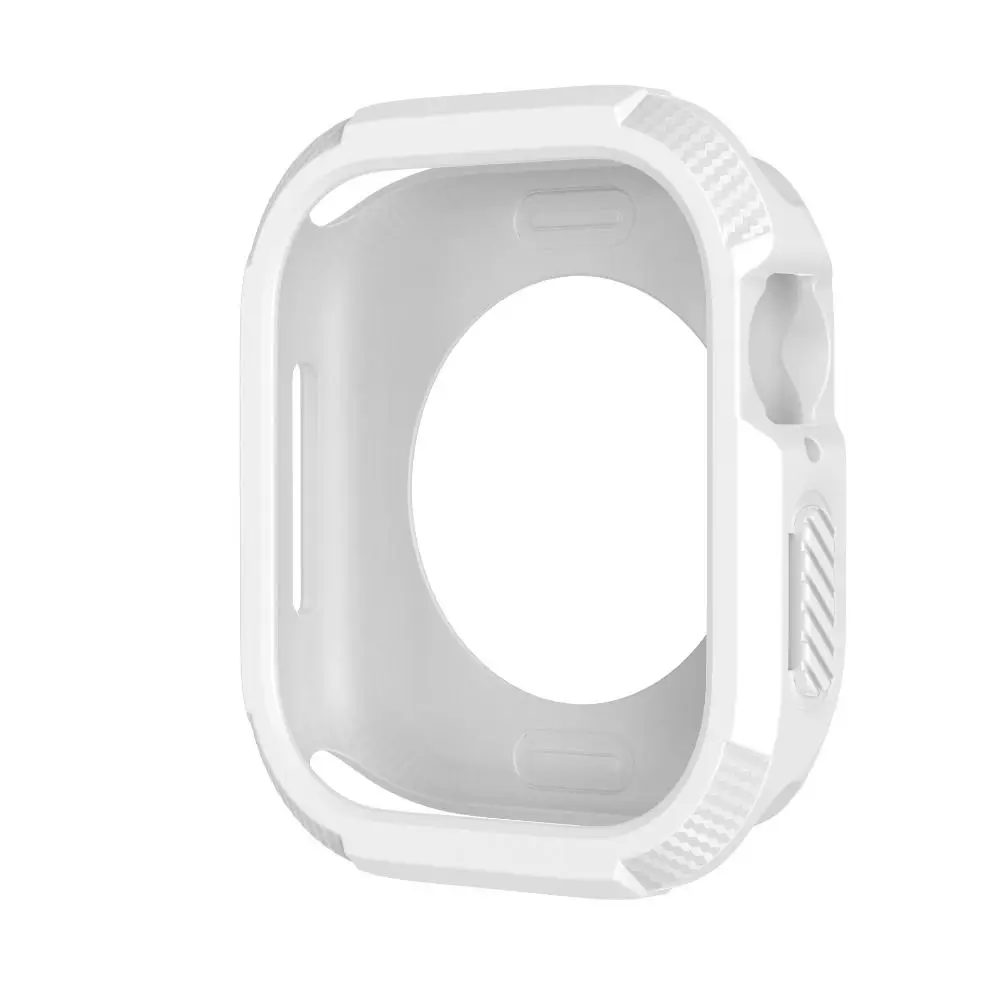 Soft TPU Case for Apple Watch Series 10 42/46mm Scratch-Resistant Carbon Fiber Protective Frame All-wrap High Sensitivity image 3