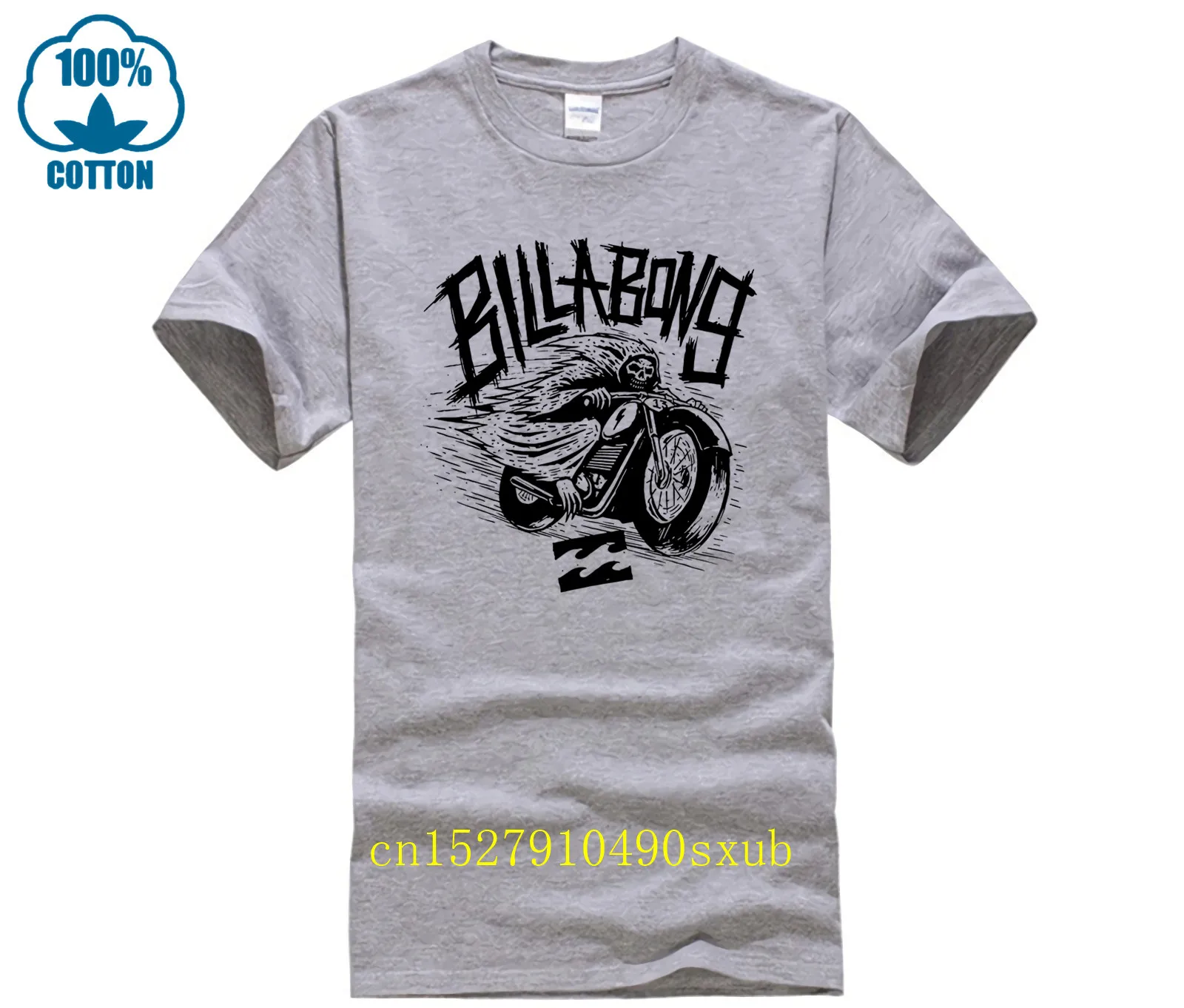 Oversized t-shirt Billa Bong Motocycle T Shirt 2023 New Summer Men s Short Sleeved Popular Tee Shirt Tops