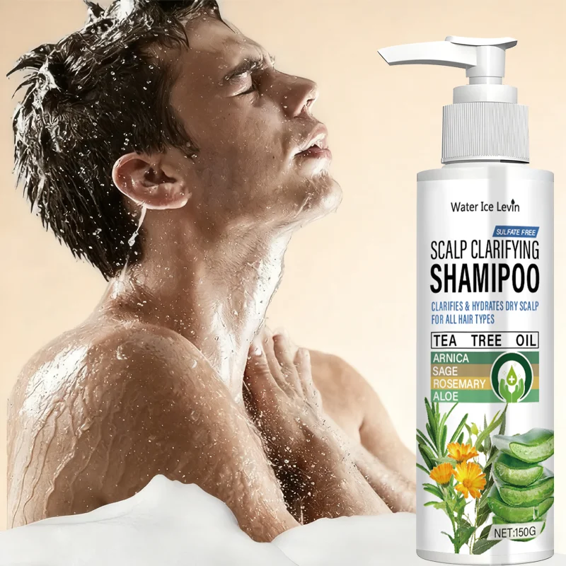 Champú Purificador Cuero Cabelludo Seco Sin Sulfatos 1+1 Pack 100g Aceite Árbol de Té con Colágeno Ácido Hialurónico Vitamina C Niacinamida Hidratante Oferta Barata