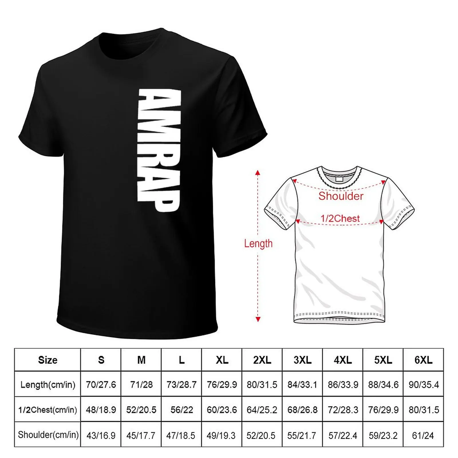 AMRAP T-Shirt man t shirt summer T-Shirt