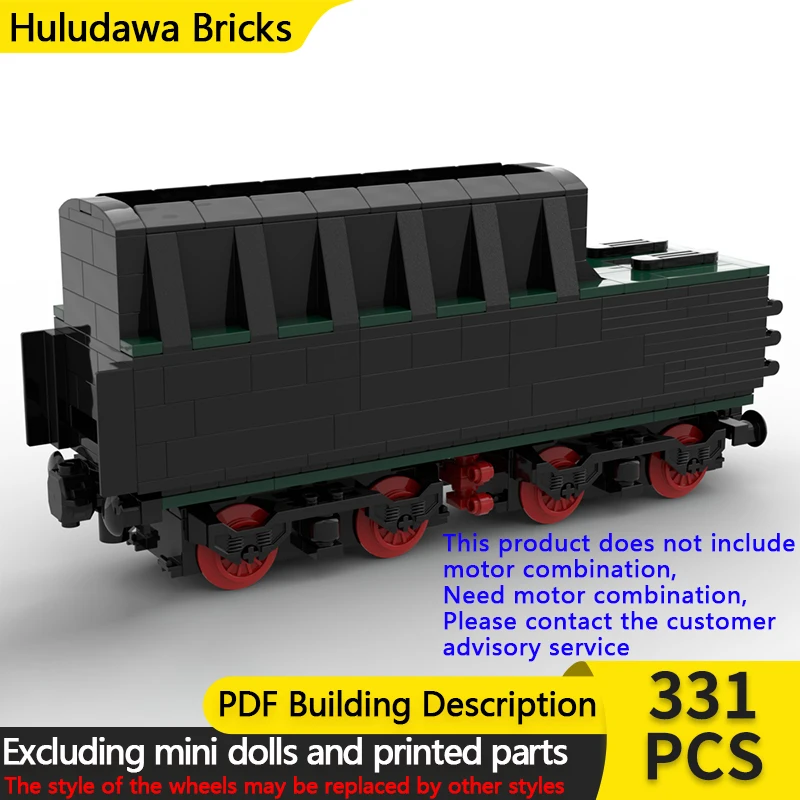 

City Car Model MOC Building Bricks BR96 Freight Steam Locomotive Modular Technology Children Holiday Gifts Assemble Toys Suit