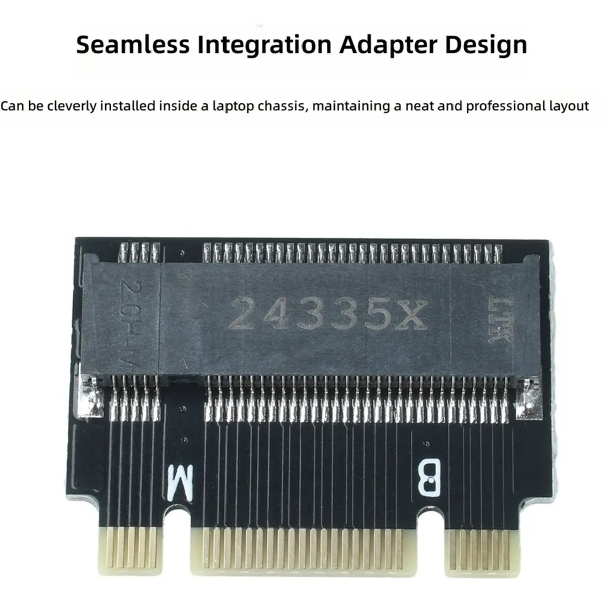 2PCS M.2 NVME M-Key M2 SATA B+M Key 2230 to 2242 Extension Adapter Converter for X270 X280 T470 T480 L480 T580
