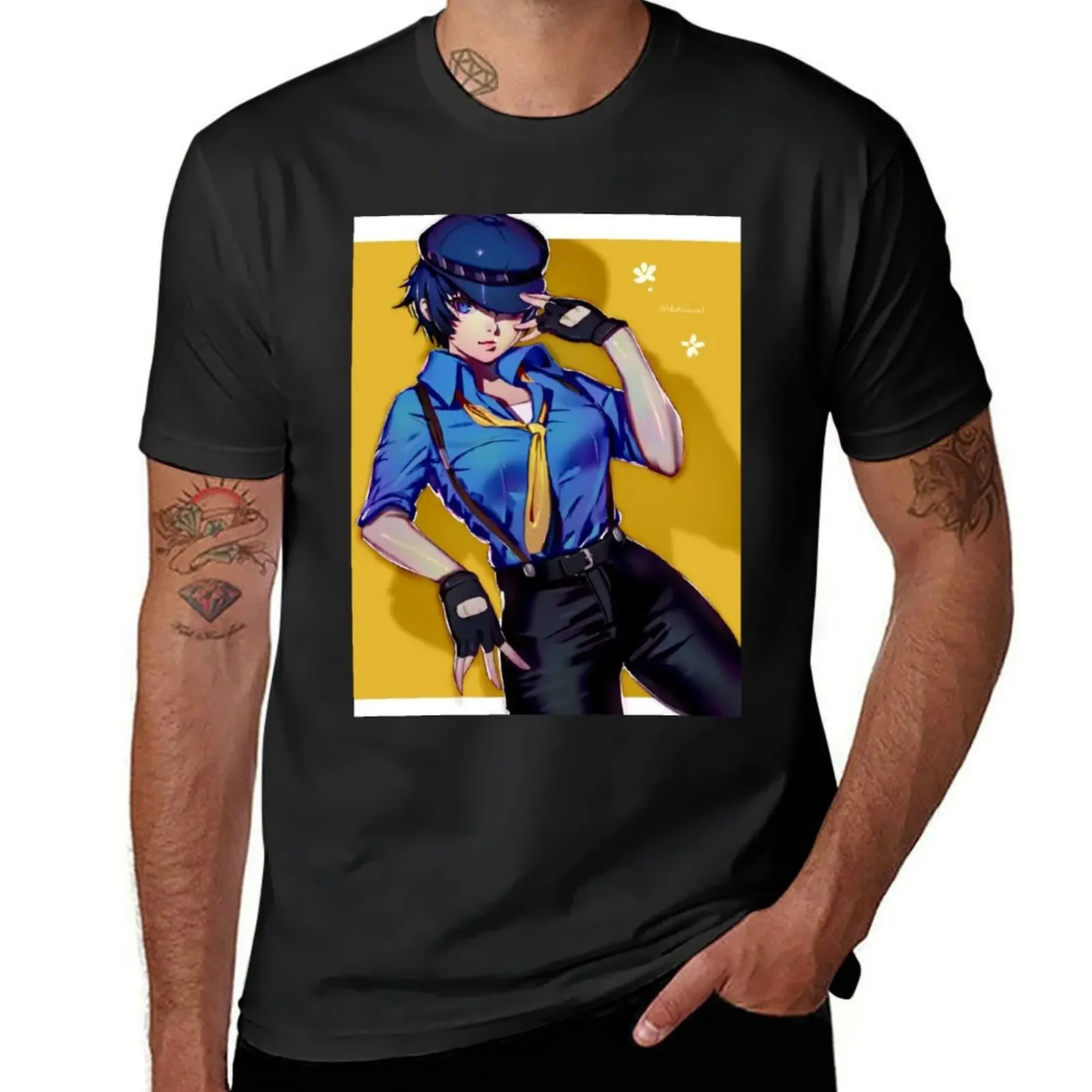 Naoto Shirogane P4DAN T-Shirt cute clothes new edition cotton graphic tees t shirts for men cotton