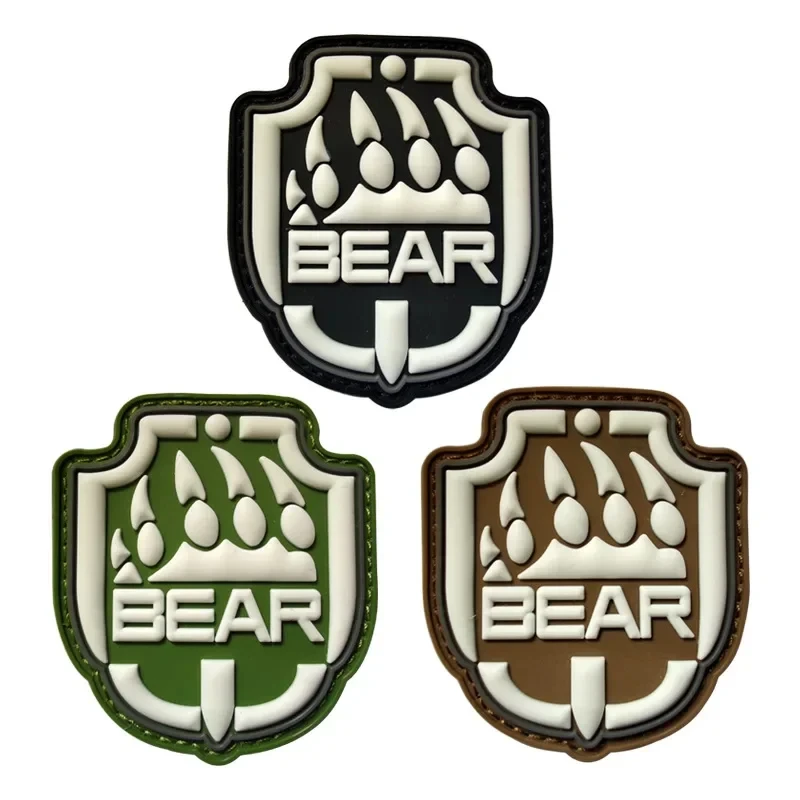 Utec Insignia garra oso PVC 3D gancho y bucle táctica para mochilas - imagen 5