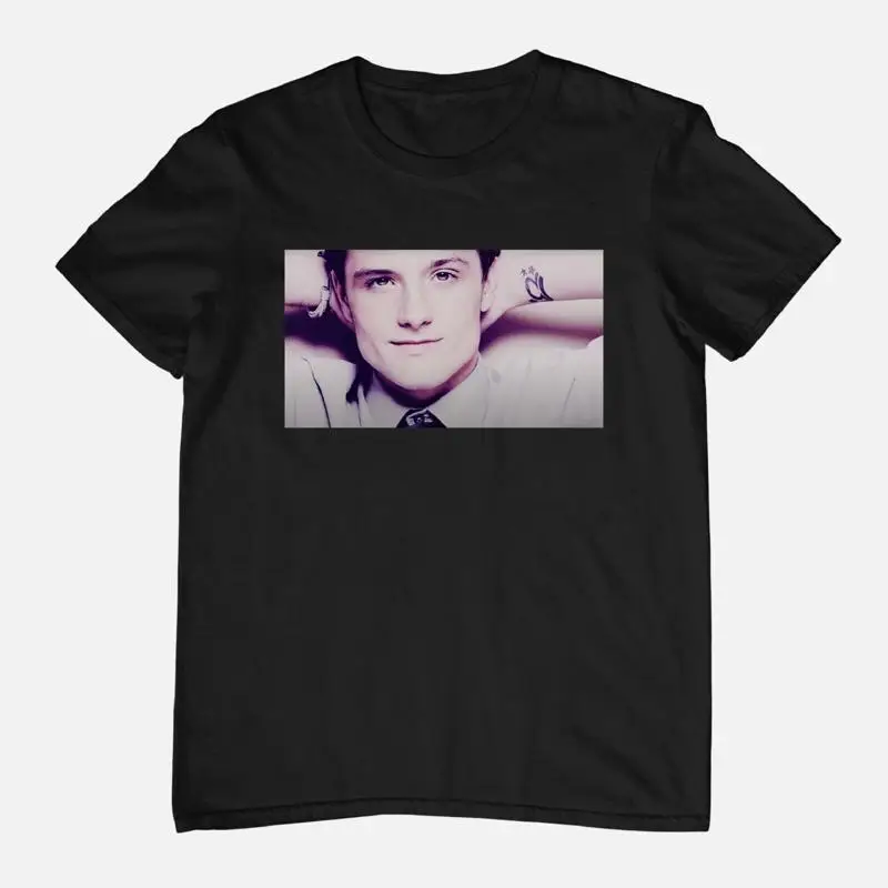 Винтажная футболка Josh Hutcherson Whistle Meme Peeta Mellark Fans s Винтажная футболка Josh Hutcherson Whistle Meme Peeta Mellark Fans s