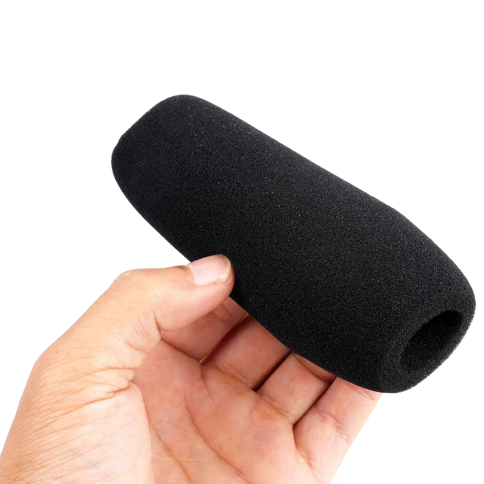 Mic Cover Microphone Windscreen Sponge Foam Cover For Mic Long Interview Camera Mic Black 12cm 15cm 22cm