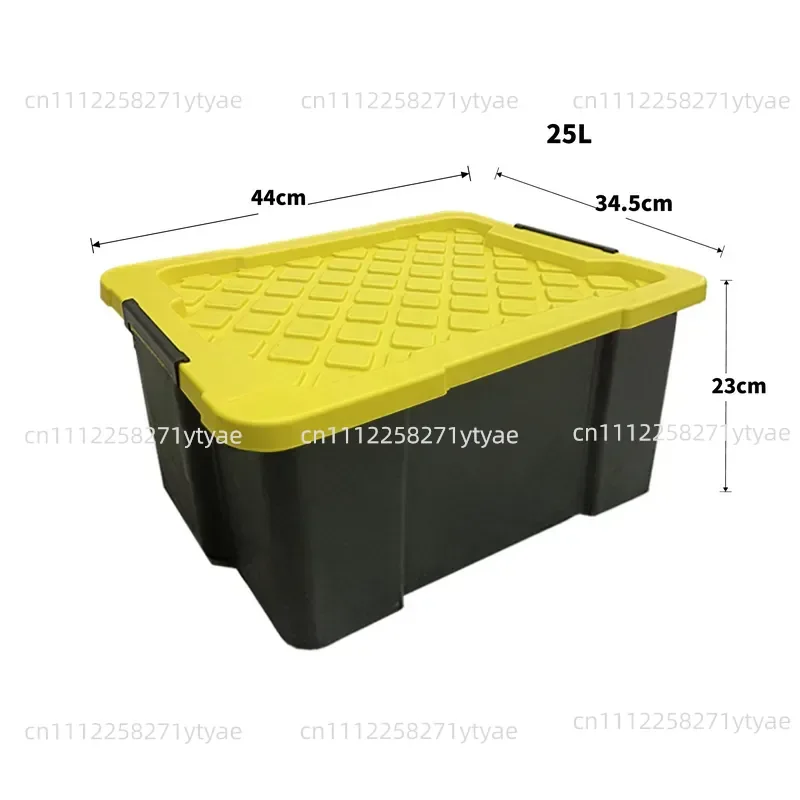 Fashion Design Wholesale Environmentally Friendly 25L-100L PP Plastic Tool Storage Box, Suitable for Home Use
