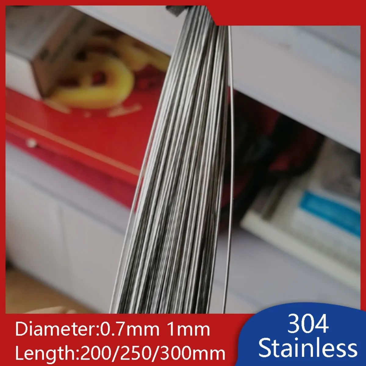 304 Stainless Steel Short Wire Bundling Ties Strapping Metal Round Wires for DIY Handcrafted Modelling Shaping 200mm-350mm