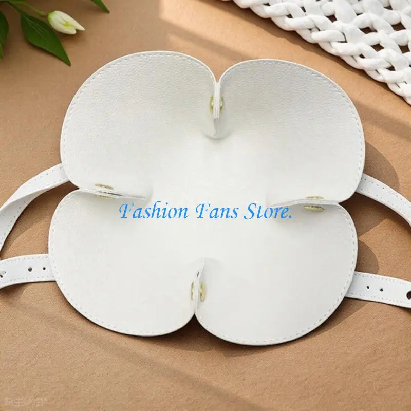 Compact Accessory Tray with Flower Foldable Structure and 15cm Size for Vanity and Dresser Daily Storage