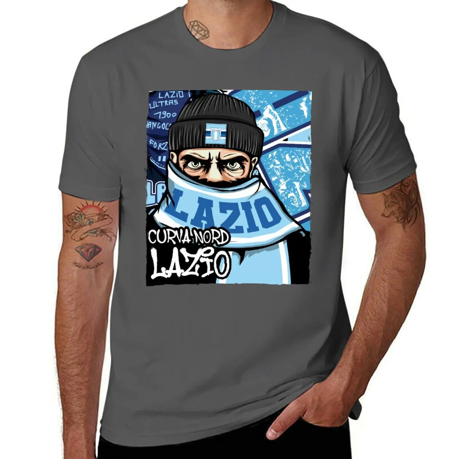 

Ultras Lazio T-Shirt Fashion Letter Print T-Shirt
