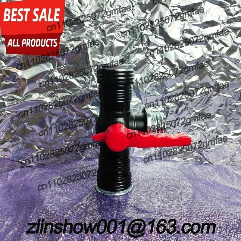 Gas mask switch tee connector accessory is used to connect double bottle or double bag independent switch channel