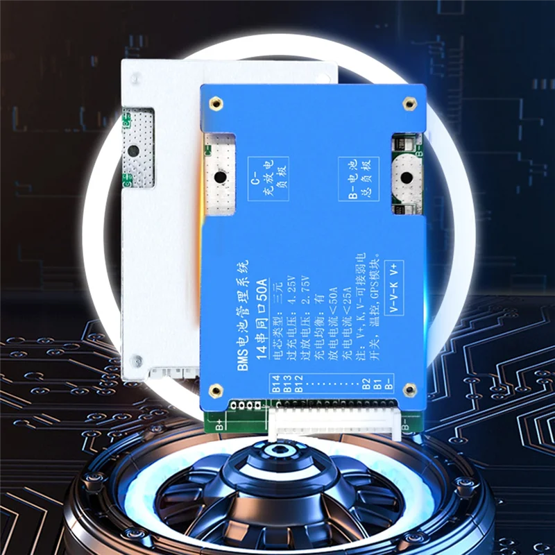 ABWG-14S 30A Ternary Lithium Battery Protection Board 52V Charge and Discharge with Voltage Balance Bms Function for