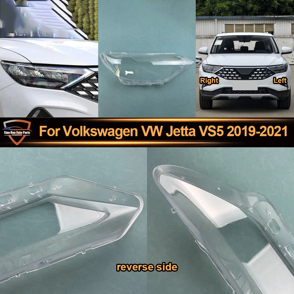 

Headlight Shade Transparent Lampshade Headlamp Cover Lamp Shell Headlights Lens 2019 2020 2021 For Volkswagen VW Jetta VS5