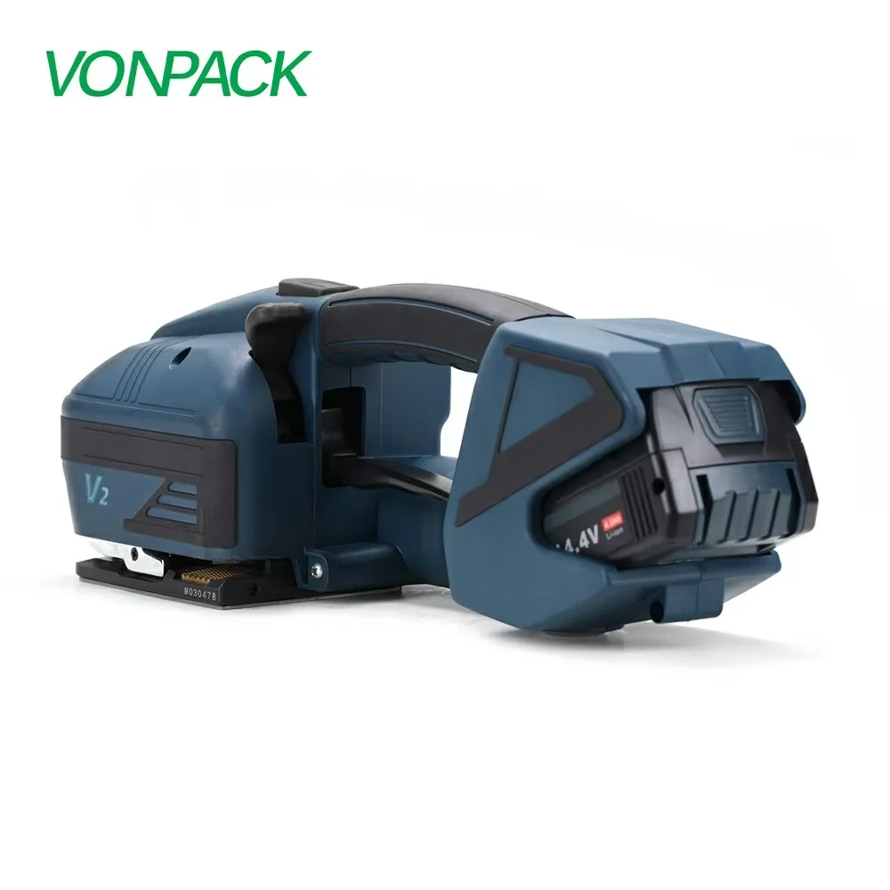 VONPACK V2 كرتون البليت أدوات الربط الكهربائية ملزمة بطارية ليثيوم قابلة للشحن بالطاقة آلة أوتوماتيكية الموتر