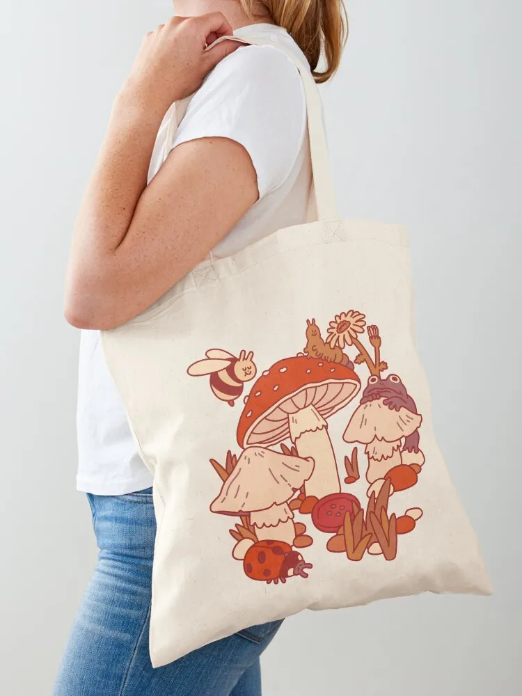 

Mushrooms & Tiny Friends Tote Bag shoping bag Big bag women Gift tote university