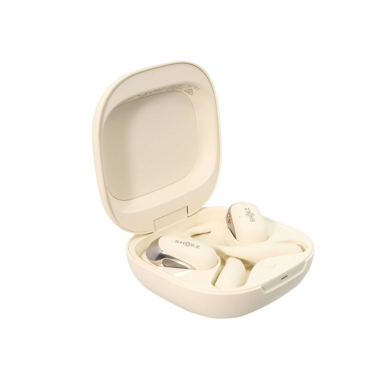 Originele SHOKZ OpenFit 2+ T921 Open-Ear draadloze oordopjes Dolby Audio 48 uur totale speeltijd IP55 waterdicht Bluetooth 5.4 draadloos opladen DualBoost ™ Dubbele Driver Ultra-Zachte Siliconen
