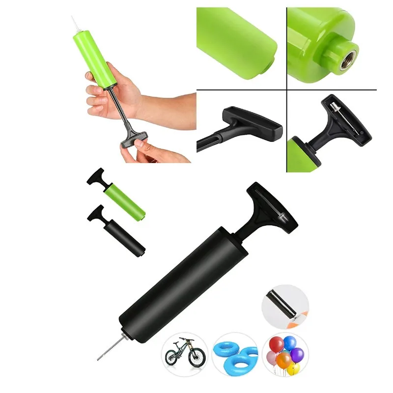 Portable Bike Pump Football Soccer Air Pump Swimming Ring Beach Ball Inflatable Basketball Pump Inflating Needle Inflator Tool