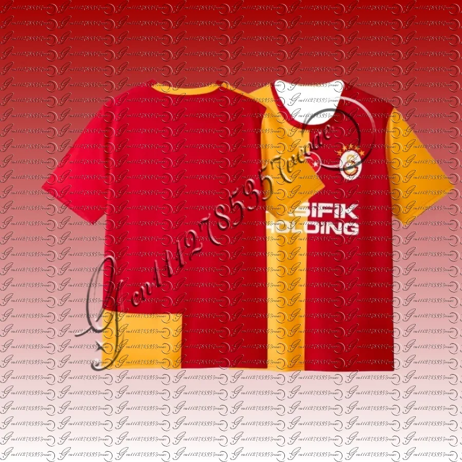 Men's 26-27 Y2K Galatasaray Football Jersey Shirt 3D Print Summer Sports T-Shirt Breathable Quick-Dry Family Matching Training T