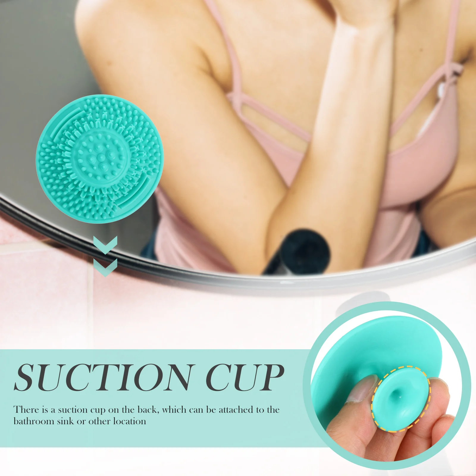 

3pcs Silicone Makeup Accessories Cup Beauty Tool For Deep Scrubbing Home Brush Cleaning Tool Salon Use Brush Cleaning Pad