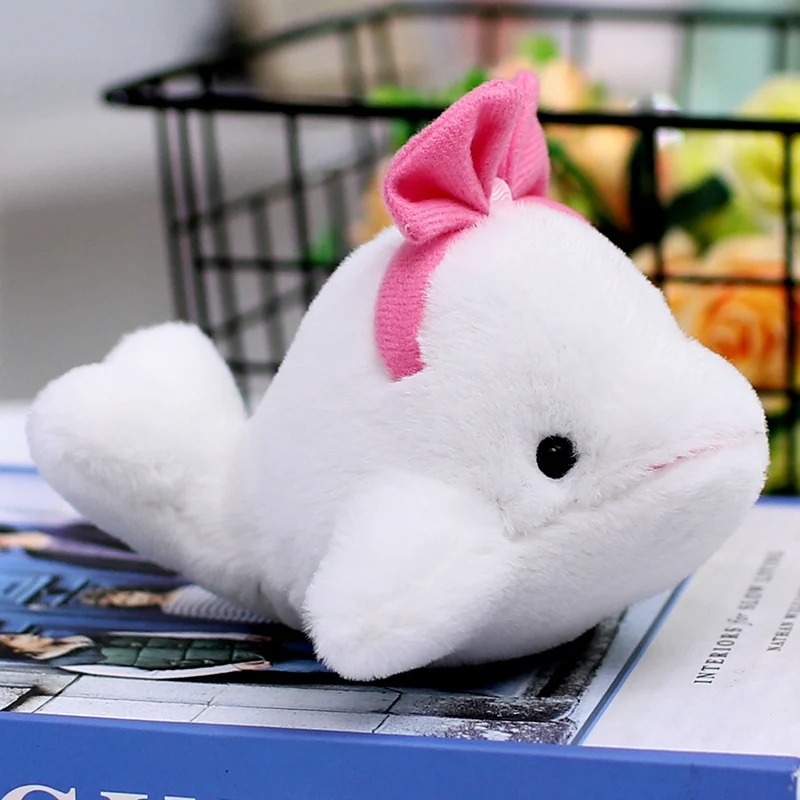 جميل جميل البحرية الحيوان أفخم قلادة ختم القرش الحوت أفخم المفاتيح كيرينغ ظهره قلادة ديكور محشوة قلادة دمية