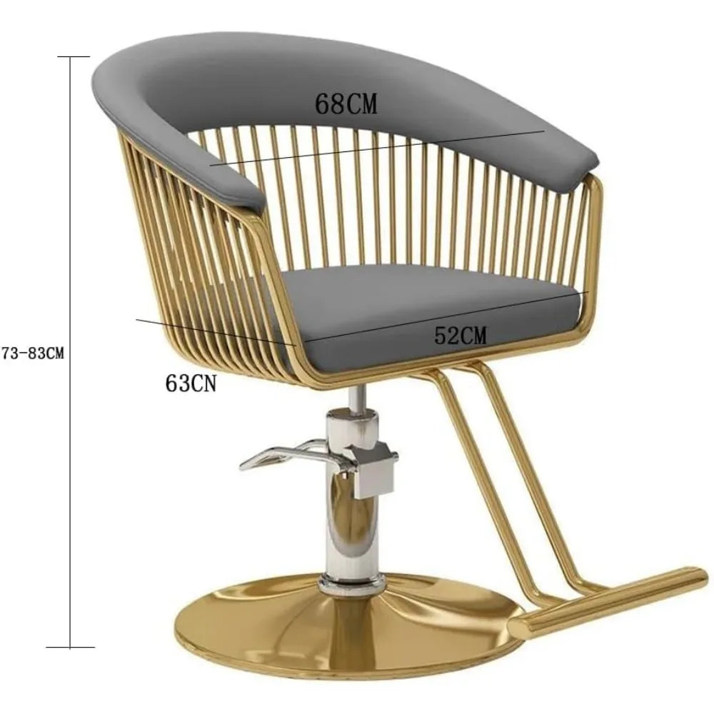كرسي حلاق دوار هيدروليكي قابل للتعديل لصالونات تصفيف الشعر والشامبو #2
