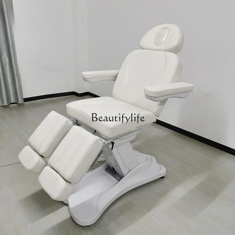 

High-end electric beauty bed, split-leg beauty salon massage examination bed can be rotated